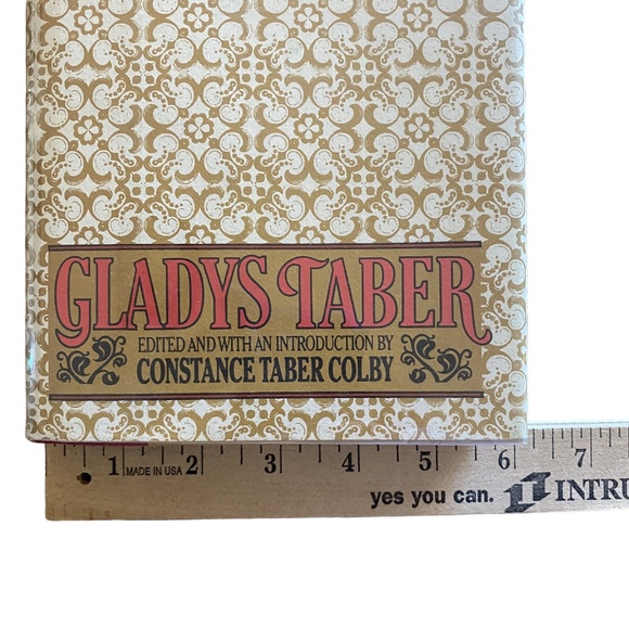 Gladys Taber Beige Pattern Mylar Dust Jacket Stillmeadow Country Living Book HC - Picture 16 of 16